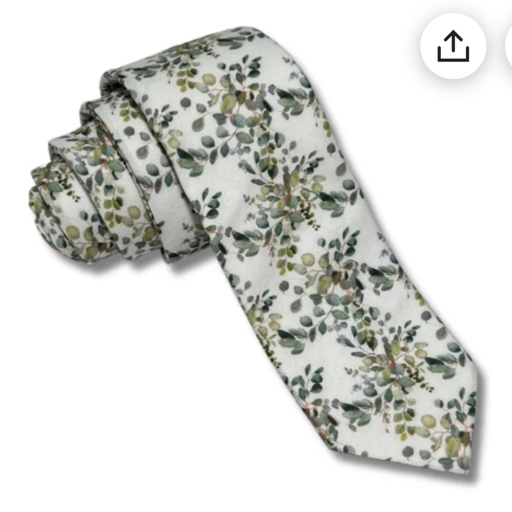 Men’s eucalyptus tie